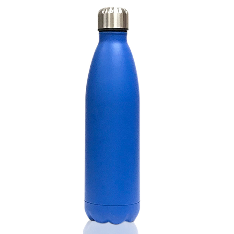 32oz Blue Stainless Steel Water Bottle