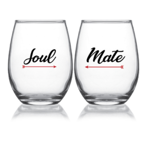 Soul Mate Set V - 15oz Stemless Wine Glasses