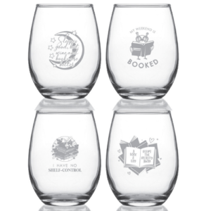 Reading Set Z1 - 15oz Stemless Wine Glasses