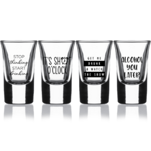 Party Set  K - 1oz Shot Glasses