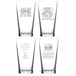 Hockey Dad Set P1 - 20oz Beer Glasses