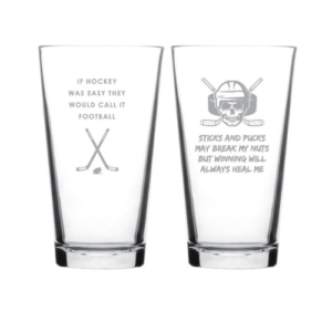 Hockey Dad Set Q1 - 20oz Beer Glasses